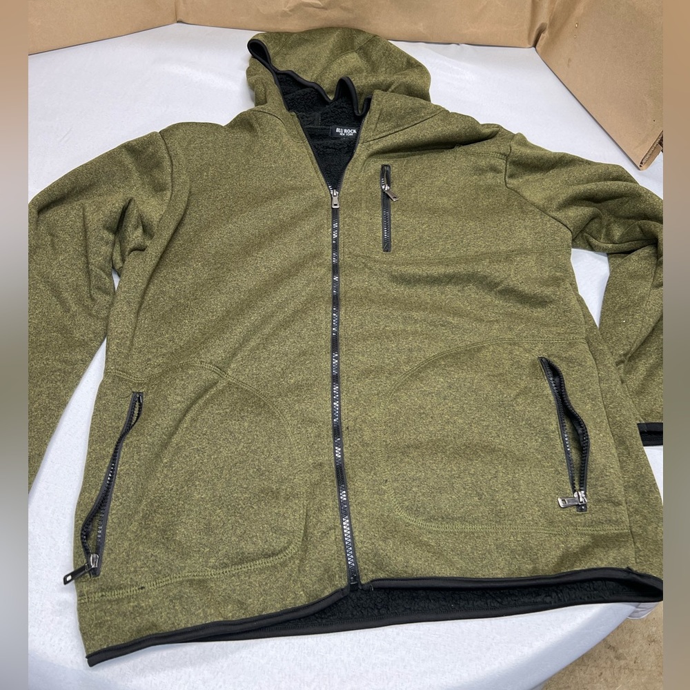 Gently worn sherpa lined tactical hoodie